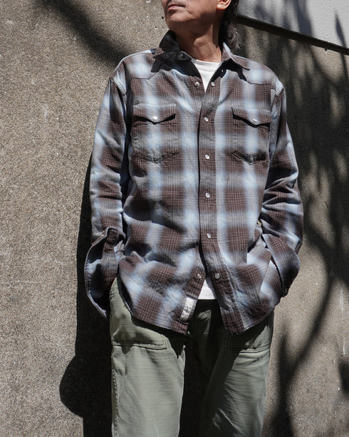 INDIGO Ombre Western Shirt